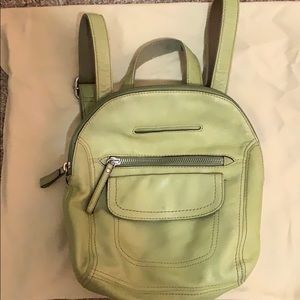 Vintage Fossil leather backpack
